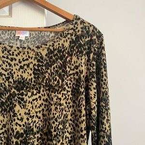 LuLaRoe 2XL Animal Print Dress - Debbie